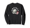 Anxiety Skull Funny Mental Health Sweatshirt - Trendy Graphic Men Women - T-Shirt, Sweatshirt, Hoodie