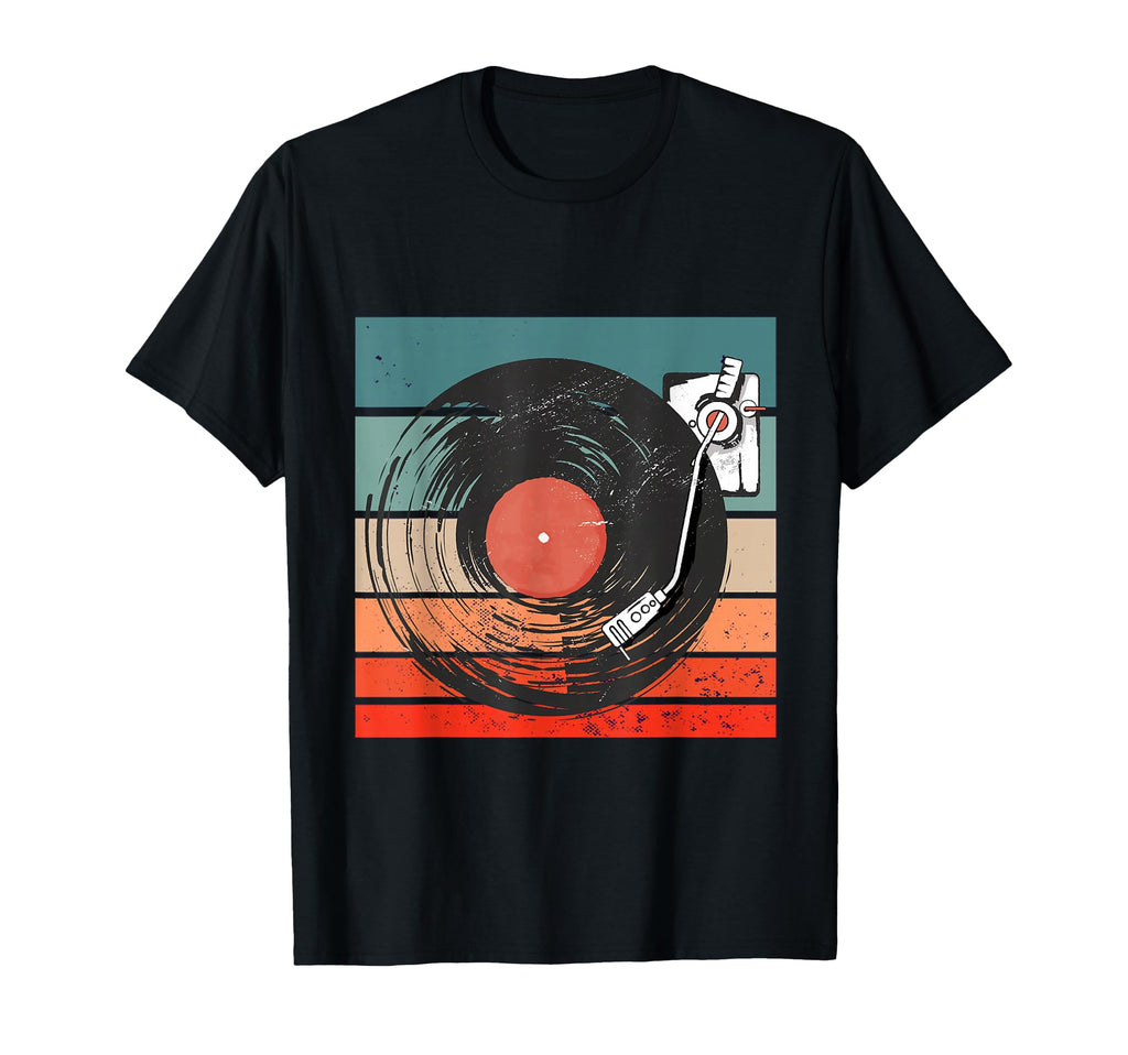 Vinyl Record Record Player Record T-Shirt - Fun Novelty Design for Adults - T-Shirt, Sweatshirt, Hoodie