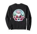 Meditating Santa Claus Mindfulness Sweatshirt - Graphic Print Men Women - T-Shirt, Sweatshirt, Hoodie