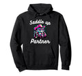 Saddle Up Partner Funny Cat Cowboy Joke Hoodie - Novelty Apparel Men Women - T-Shirt, Sweatshirt, Hoodie
