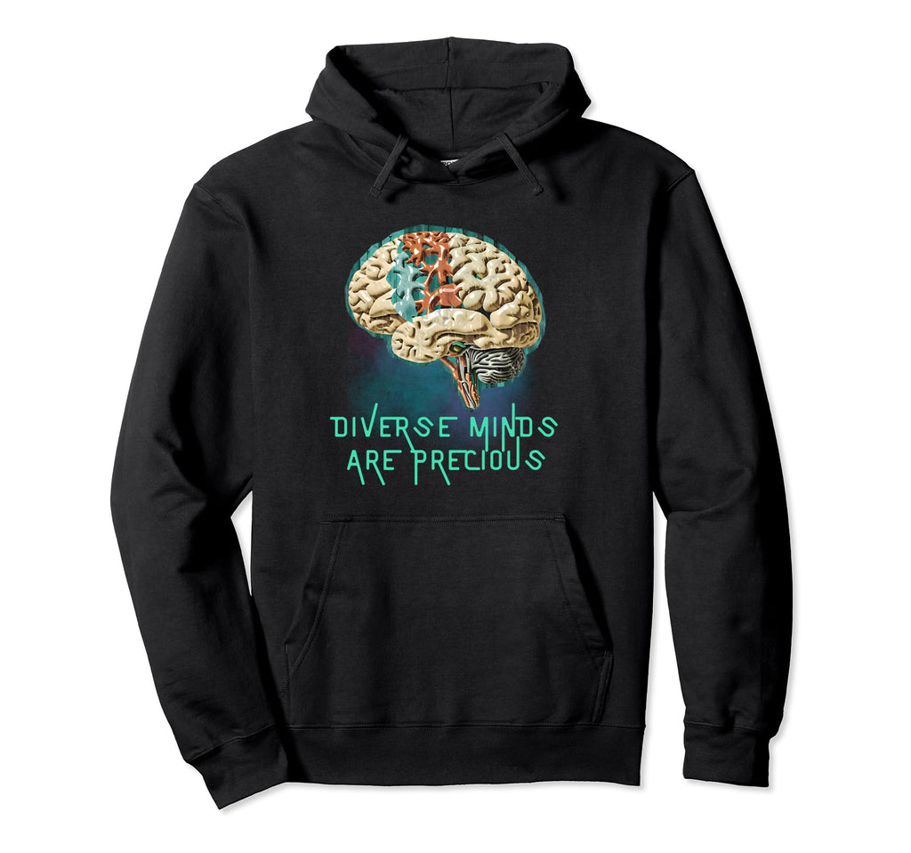 Neurodivergent Minds Adhd Autism Hoodie - Custom Art Print Men Women - T-Shirt, Sweatshirt, Hoodie