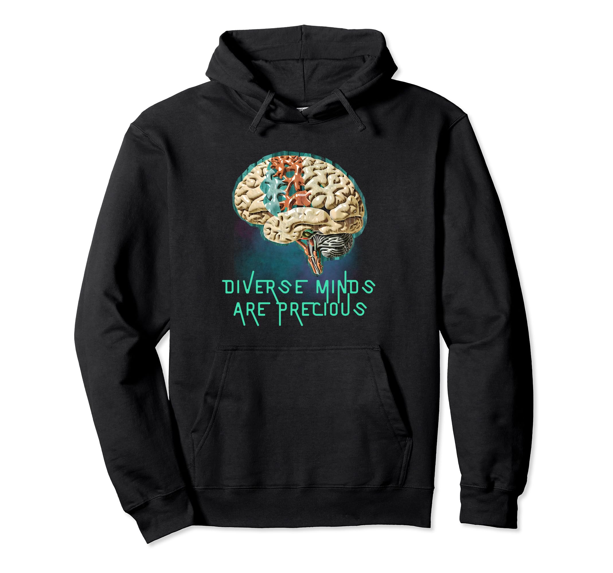 Neurodivergent Minds Adhd Autism Hoodie - Custom Art Print Men Women - T-Shirt, Sweatshirt, Hoodie
