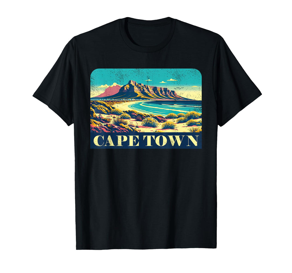 Table Mountain Cape Town Travel T-Shirt - Trendy Graphic for Adults - T-Shirt, Sweatshirt, Hoodie