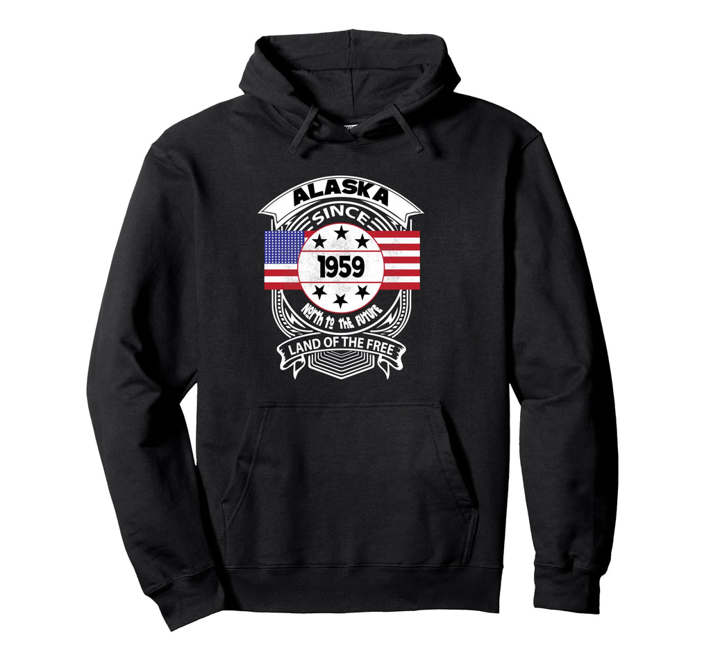 Alaska 1959 North To Future Hoodie - Aesthetic Graphic for Adults - T-Shirt, Sweatshirt, Hoodie