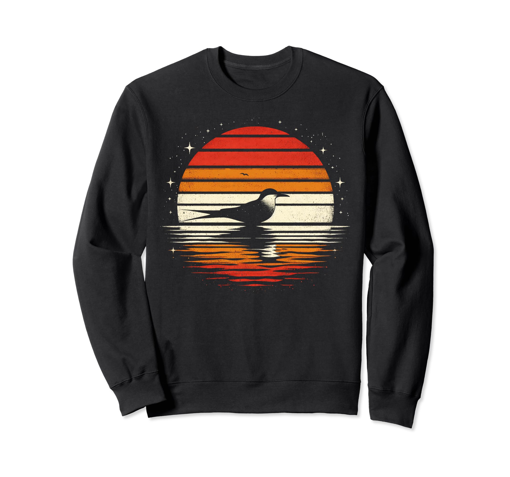 Tern Bird Sunset Safari 70S Sweatshirt - Aesthetic Graphic Unisex - T-Shirt, Sweatshirt, Hoodie