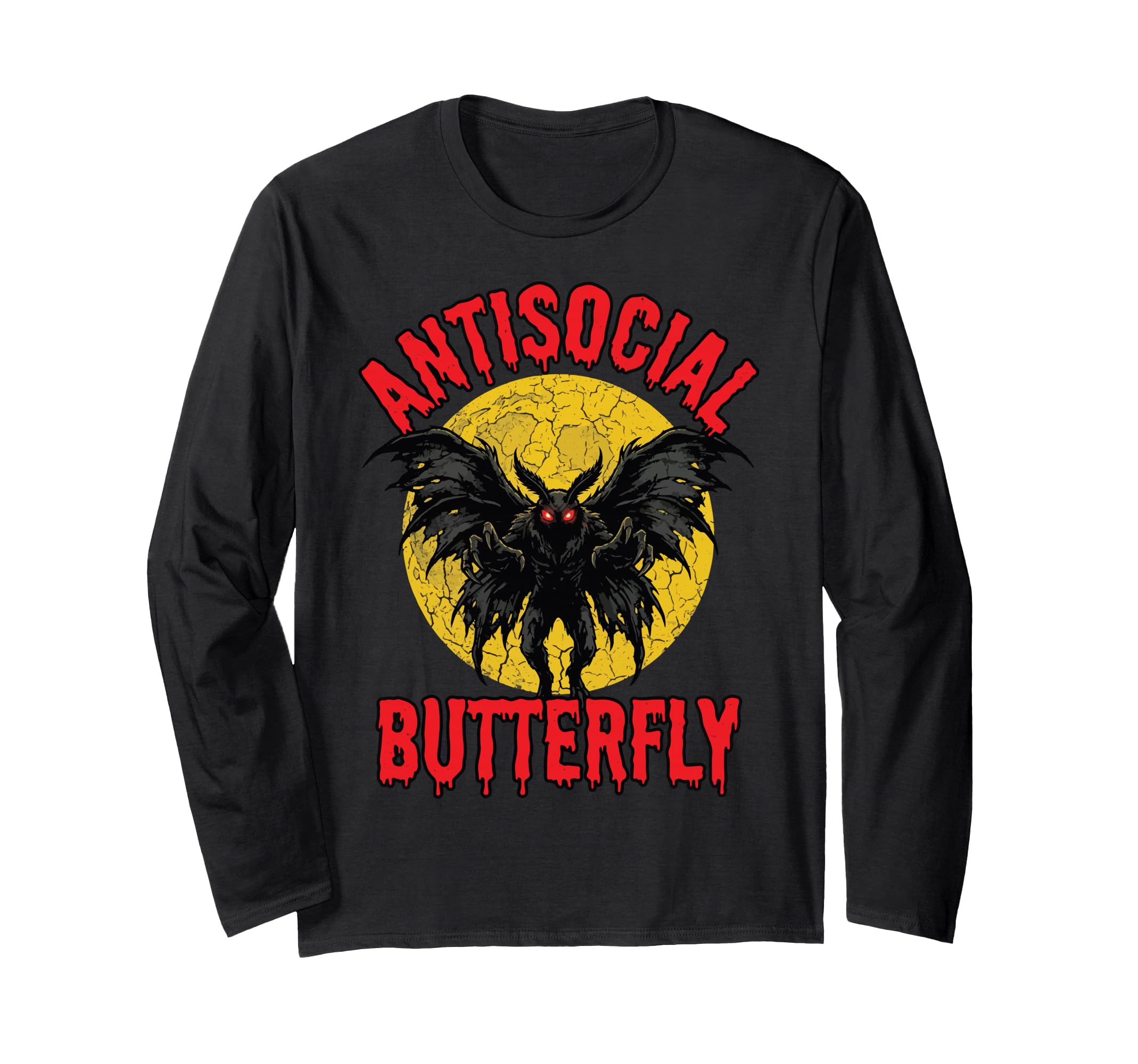 Antisocial Butterfly T-Shirt - Novelty Apparel Unisex - T-Shirt, Sweatshirt, Hoodie