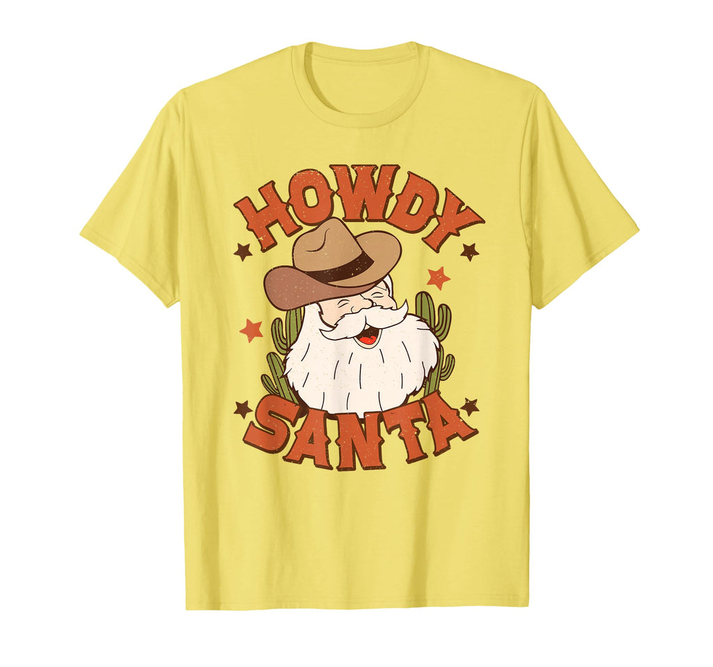Howdy Santa Rodeo Western Cowboy Cowgirl T-Shirt - Trendy Graphic Men Women - T-Shirt, Sweatshirt, Hoodie