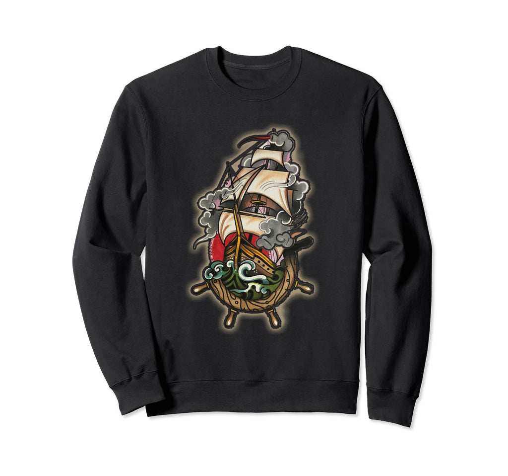 Old School American Sweatshirt - Casual Everyday Wear for Adults - T-Shirt, Sweatshirt, Hoodie