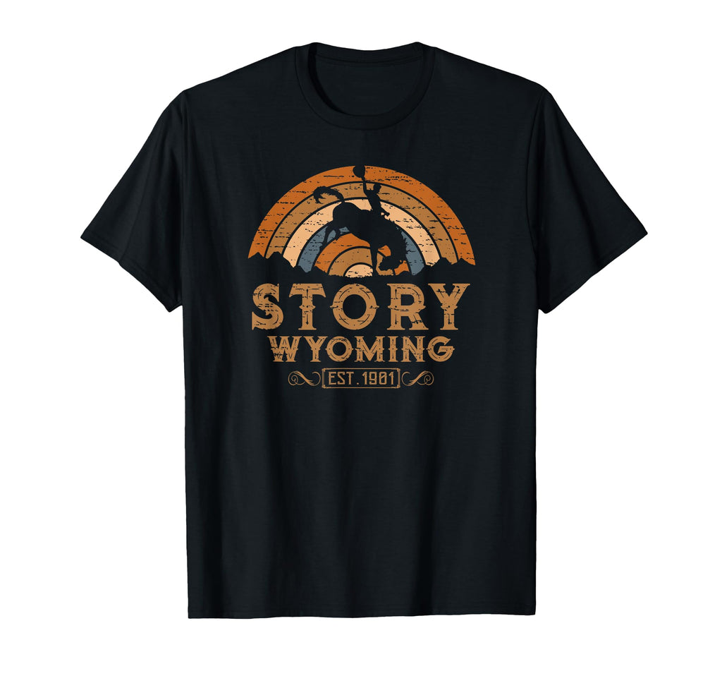 Story Wyoming Wy Rodeo Cowboy T-Shirt - Casual Everyday Wear Men Women - T-Shirt, Sweatshirt, Hoodie