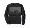 Motorcycle Silhouette Biker Sweatshirt - Aesthetic Graphic for Adults - T-Shirt, Sweatshirt, Hoodie