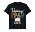 1969 Born 1969 Vinyl Record Player T-Shirt - Trendy Graphic for Adults - T-Shirt, Sweatshirt, Hoodie