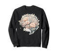 Brain Flower Neuro Science Floral Sweatshirt - Graphic Print for Adults - T-Shirt, Sweatshirt, Hoodie