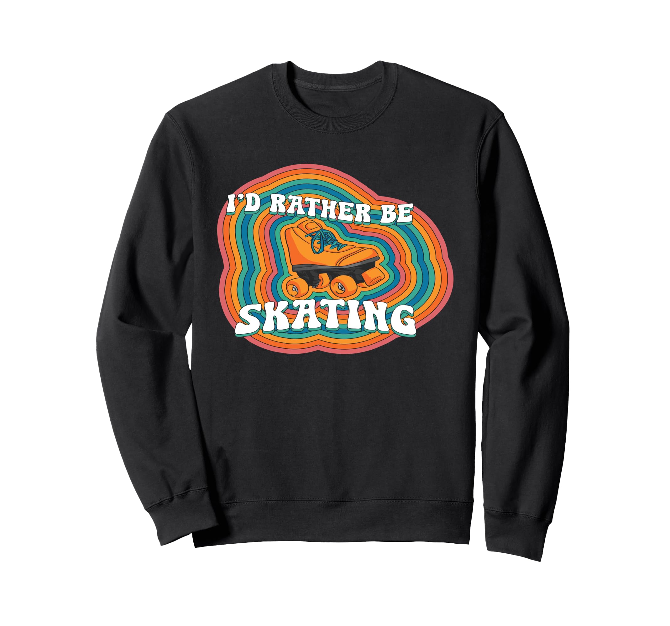 Roller Skating Skate 1970S Sweatshirt - Minimalist Print Men Women - T-Shirt, Sweatshirt, Hoodie