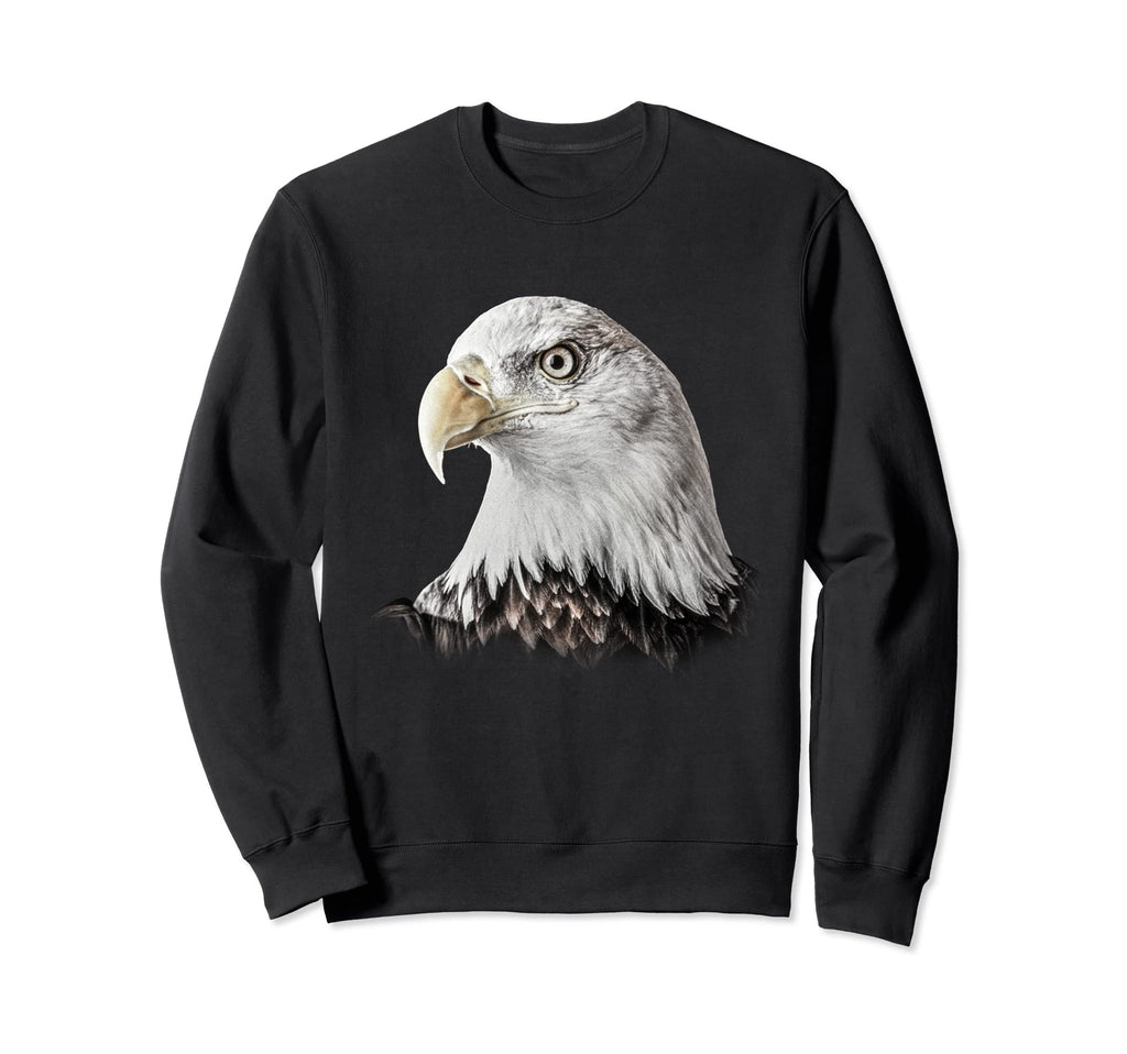 Eagle Flying Eagle Biker Sweatshirt - Minimalist Print for Adults - T-Shirt, Sweatshirt, Hoodie