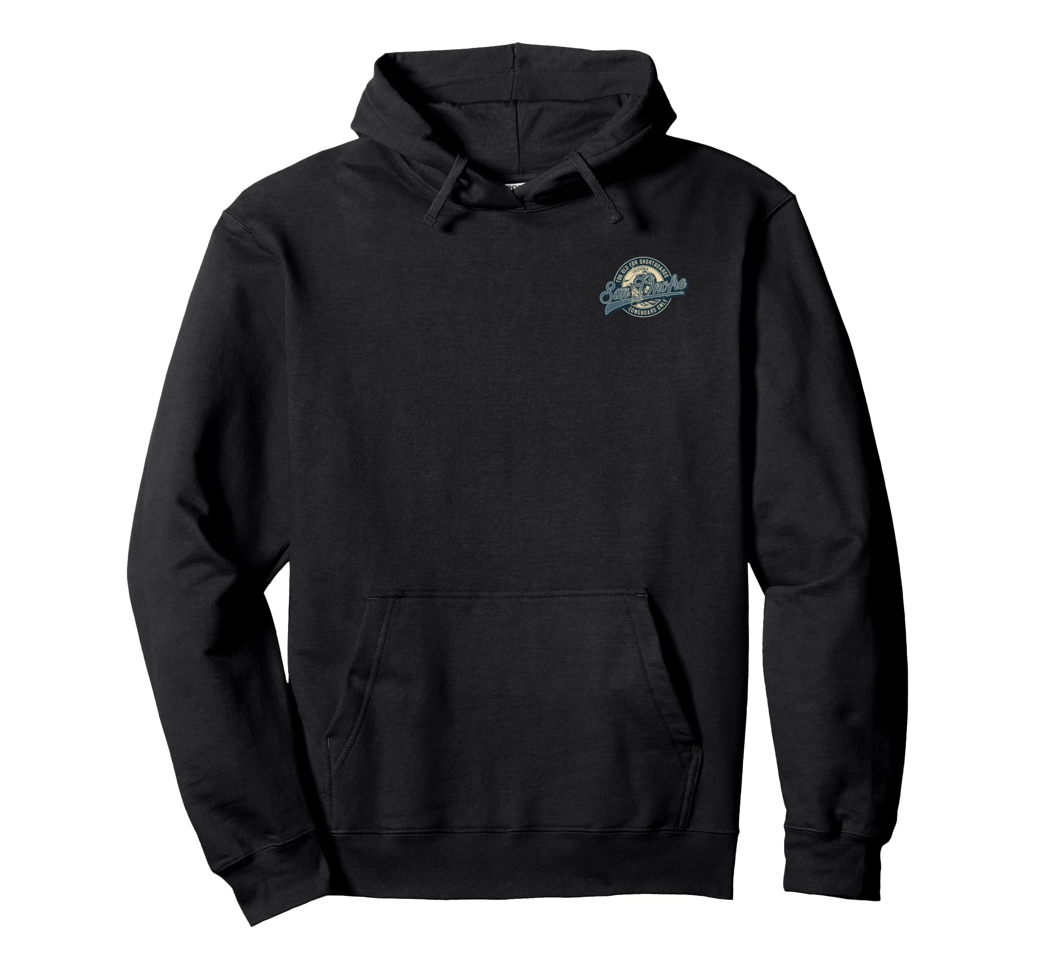 2 Sided San Onofre Longboard Only Wave Hoodie - Aesthetic Graphic Unisex - T-Shirt, Sweatshirt, Hoodie