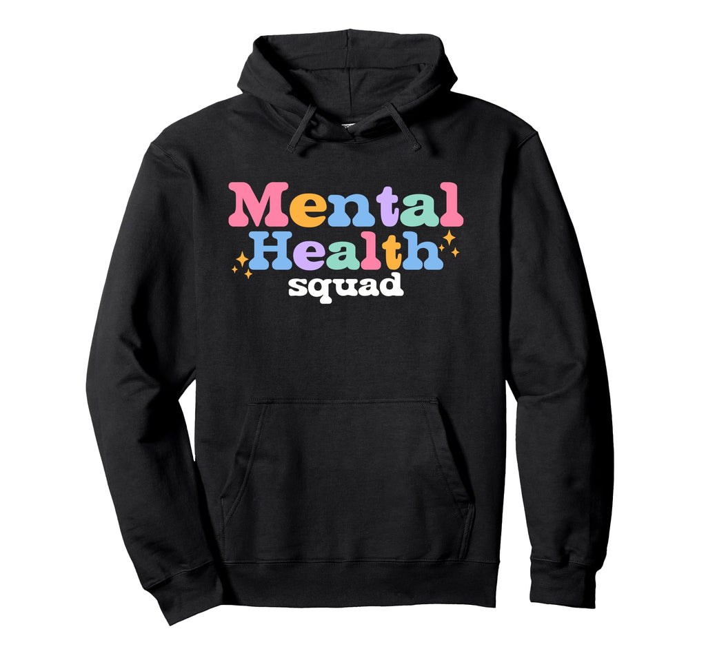 Mental Health Squad Brain Illness Hoodie - Custom Art Print Men Women - T-Shirt, Sweatshirt, Hoodie