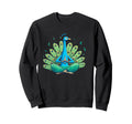 Meditation Peacock Yoga Pose Sweatshirt - Fun Novelty Design Men Women - T-Shirt, Sweatshirt, Hoodie