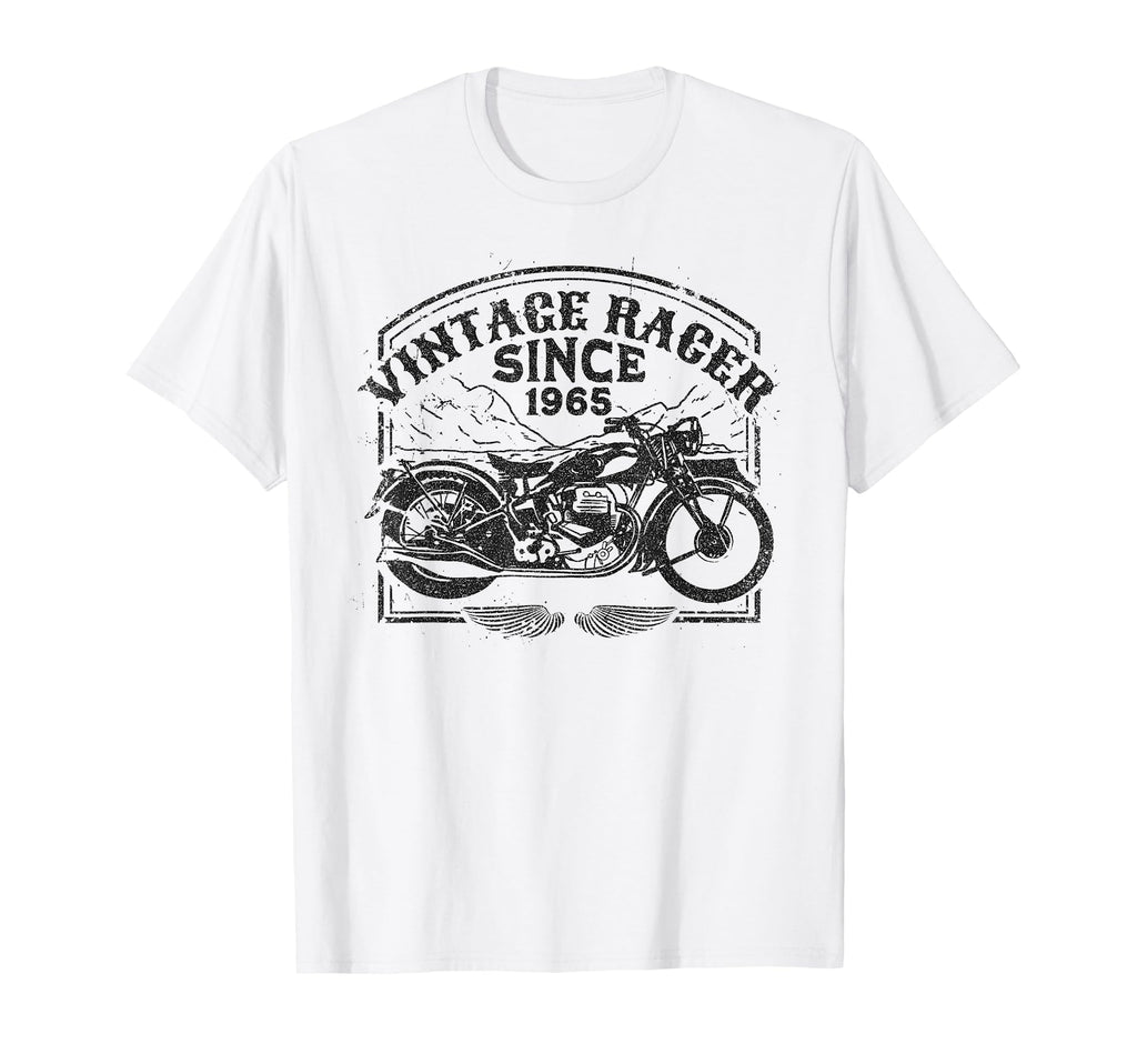 Racer Since 1965 Motorbike T-Shirt - Custom Art Print for Adults - T-Shirt, Sweatshirt, Hoodie