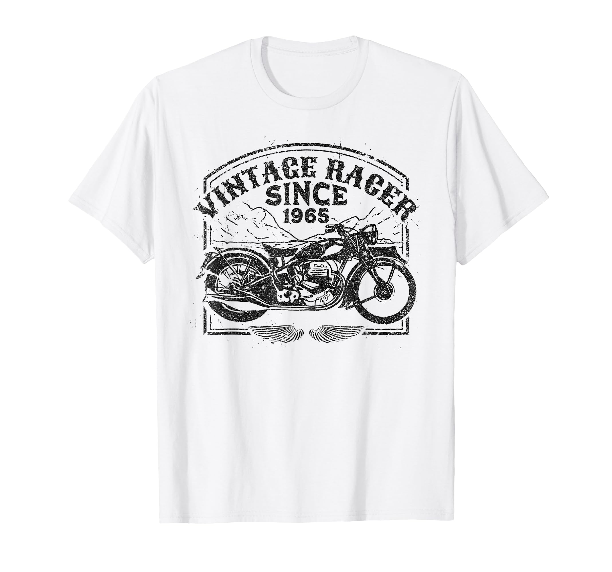 Racer Since 1965 Motorbike T-Shirt - Custom Art Print for Adults - T-Shirt, Sweatshirt, Hoodie