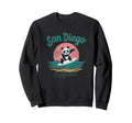 70S San Diego California Surfing Sweatshirt - Trendy Graphic for Adults - T-Shirt, Sweatshirt, Hoodie