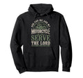 Motorcycle Biker Jesus Faith Hoodie - Aesthetic Graphic Men Women - T-Shirt, Sweatshirt, Hoodie