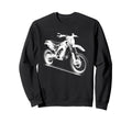 Dirt Bike 3D Wireframe Motorcycle Sweatshirt - Streetwear Style Unisex - T-Shirt, Sweatshirt, Hoodie