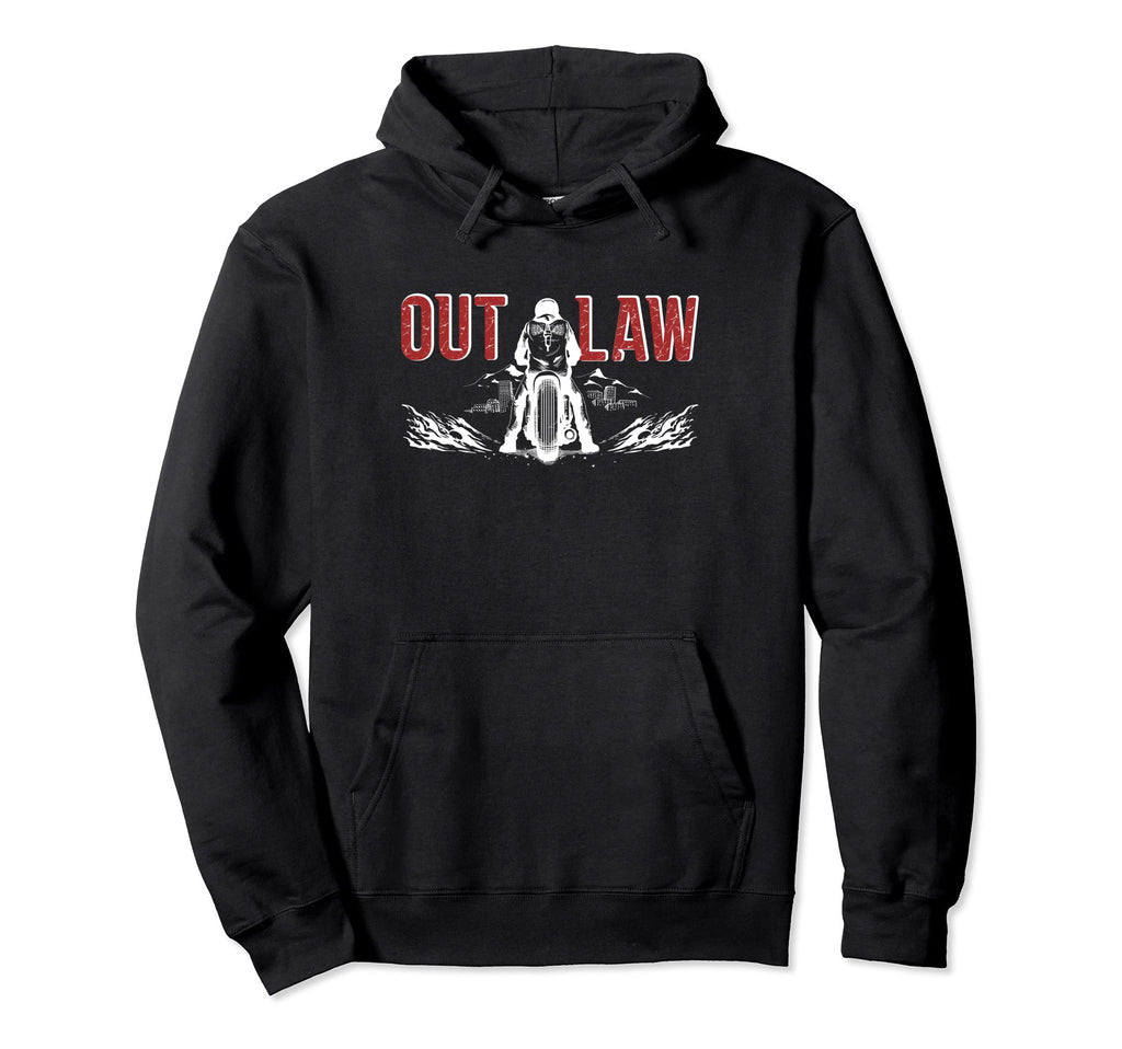 Im Outlaw Biker Vehicle Bike Hoodie - Casual Everyday Wear Men Women - T-Shirt, Sweatshirt, Hoodie
