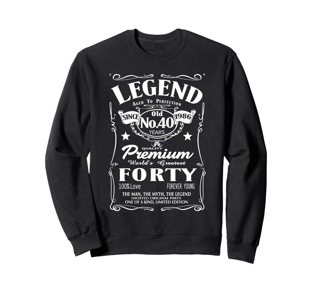 1986 40Th Birthday Original Est 86 Sweatshirt - Custom Art Print Men Women - T-Shirt, Sweatshirt, Hoodie