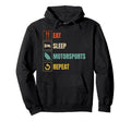 Eat Sleep Motorsport Repeat Motorcycle Hoodie - Custom Art Print Unisex - T-Shirt, Sweatshirt, Hoodie