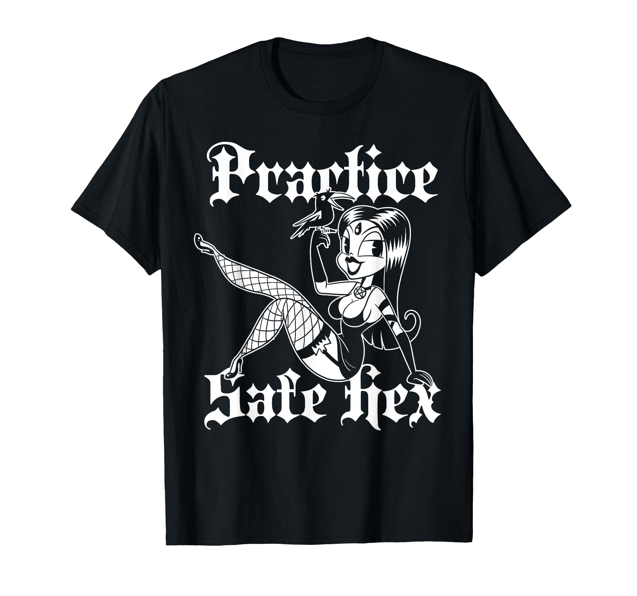 Blackcraft Practice Safe Hex Sexy T-Shirt - Unique Graphic for Adults - T-Shirt, Sweatshirt, Hoodie