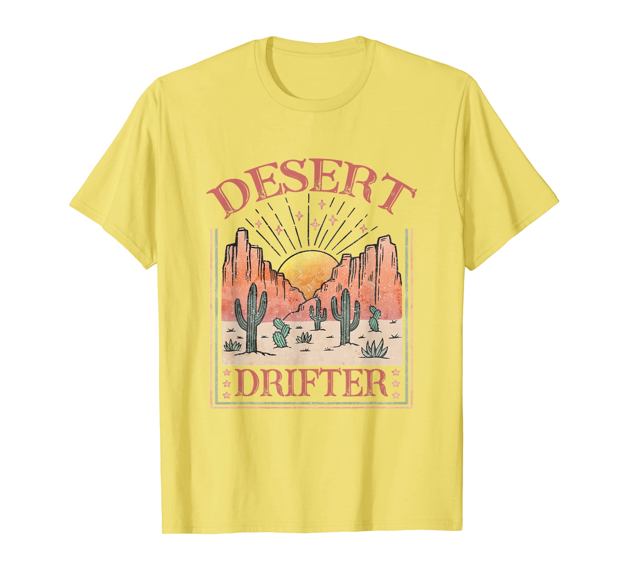 Desert Drifter Boho Cactus Sun T-Shirt - Streetwear Style Men Women - T-Shirt, Sweatshirt, Hoodie