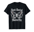 Antisocial Butterfly Gothic Individuals T-Shirt - Trendy Graphic Men Women - T-Shirt, Sweatshirt, Hoodie