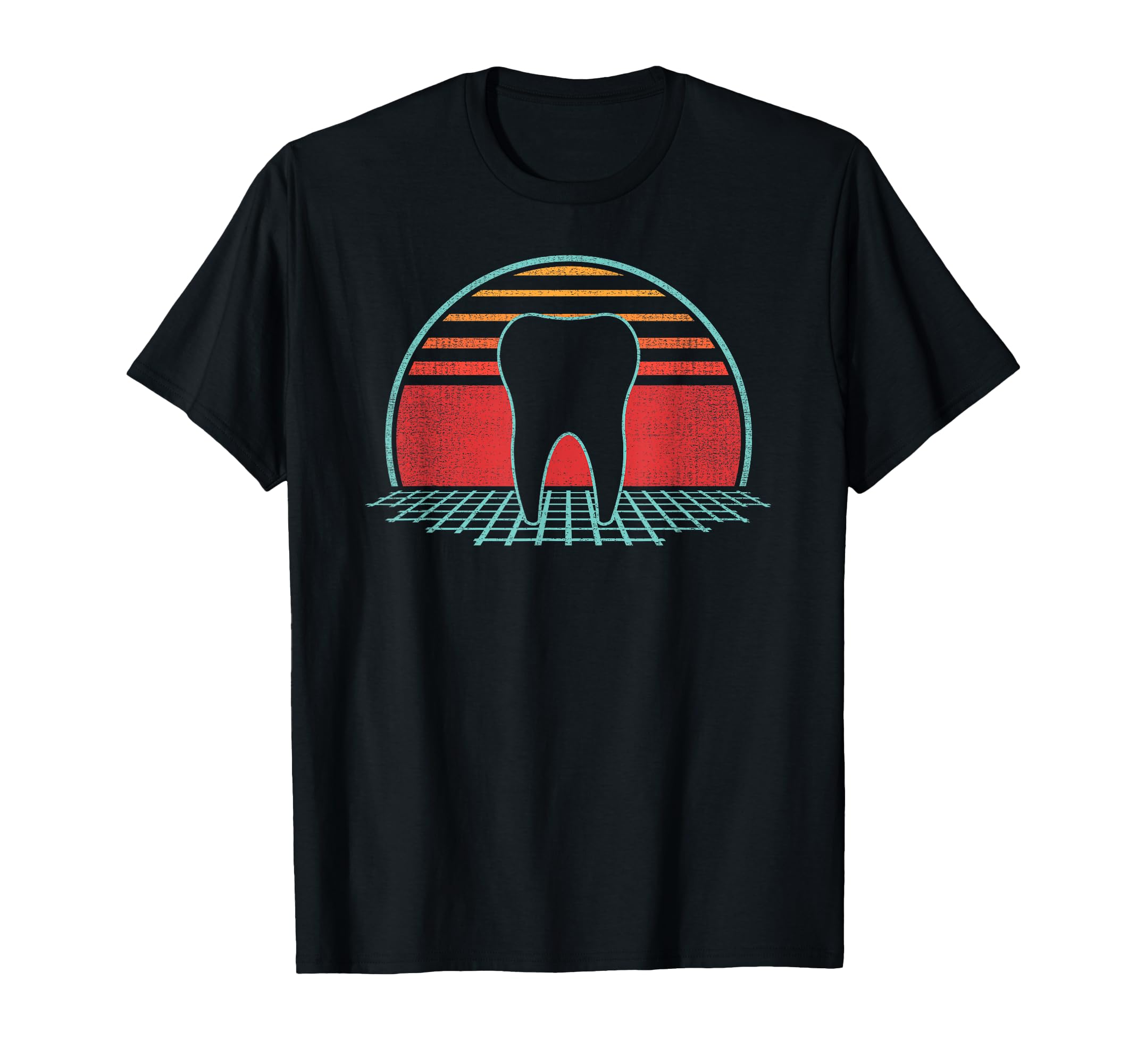 Dentist Tooth 80S Gift T-Shirt - Casual Everyday Wear Unisex - T-Shirt, Sweatshirt, Hoodie