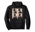 Bear Victorian Animal Hoodie - Minimalist Print Men Women - T-Shirt, Sweatshirt, Hoodie