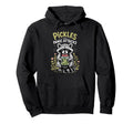 Pickles And Panic Attacks Funny Raccoon Hoodie - Unique Graphic for Adults - T-Shirt, Sweatshirt, Hoodie
