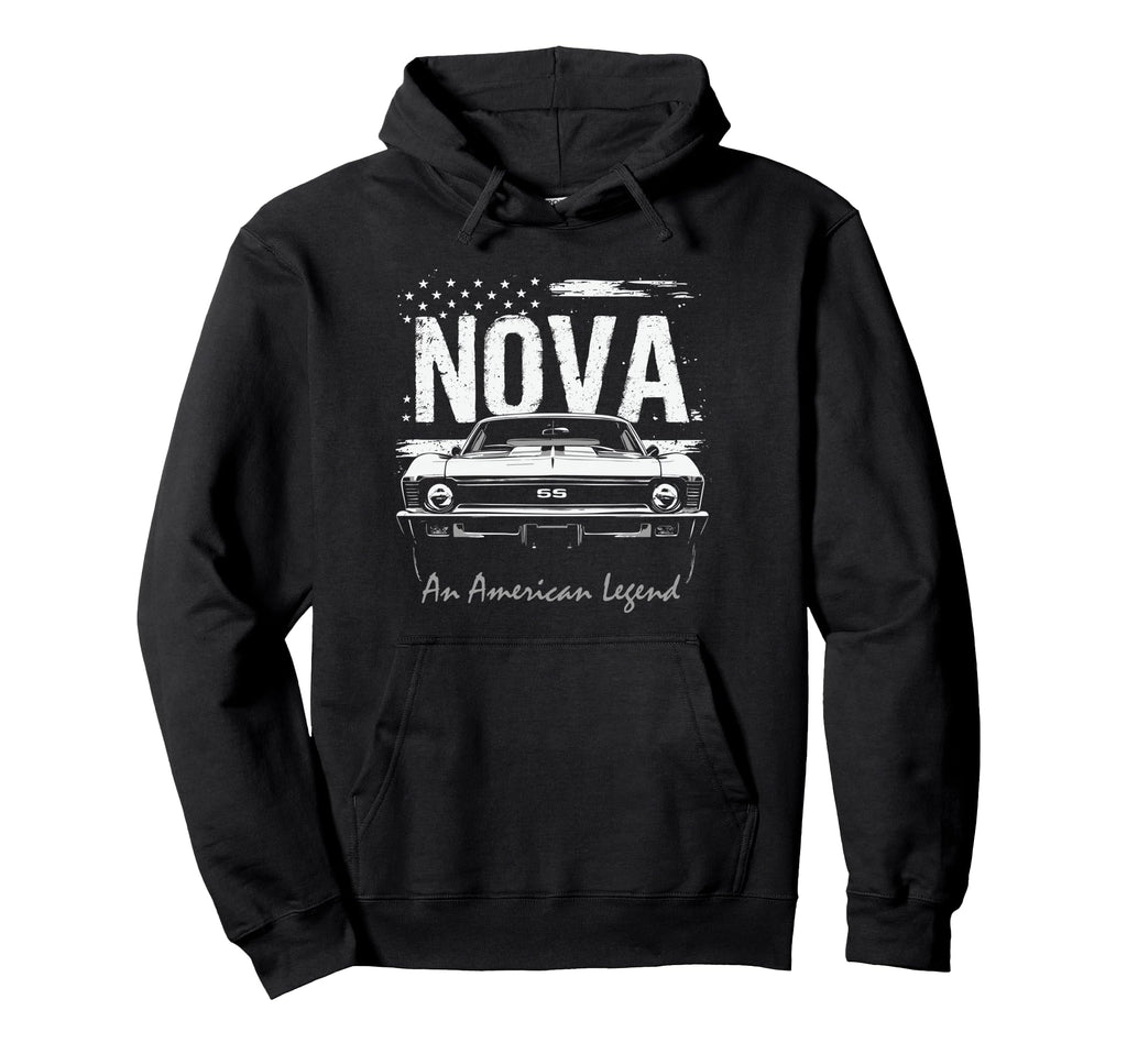 1968 1972 Nova Ss American Legend Muscle Car Hoodie - Graphic Print Unisex - T-Shirt, Sweatshirt, Hoodie