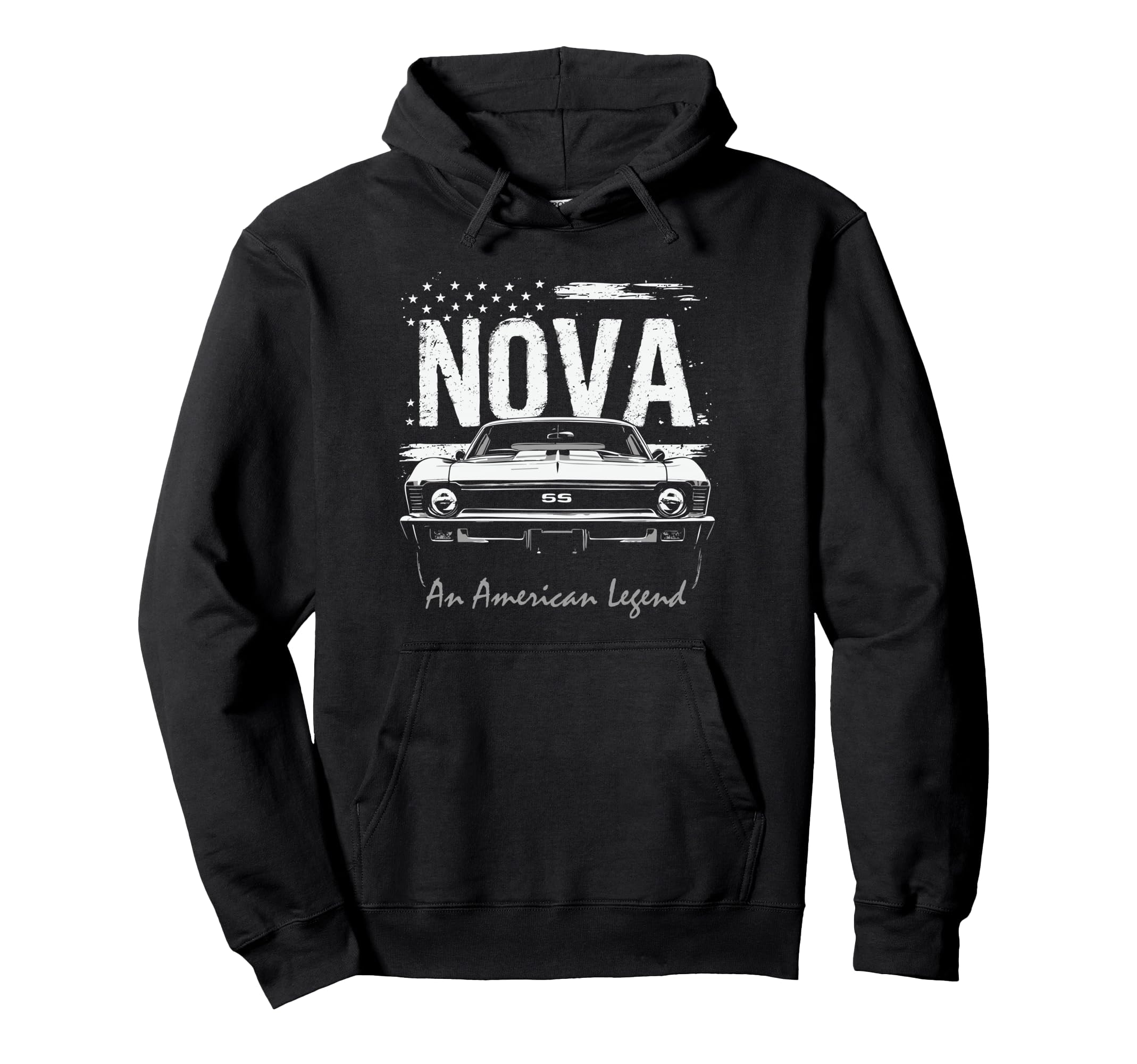 1968 1972 Nova Ss American Legend Muscle Car Hoodie - Graphic Print Unisex - T-Shirt, Sweatshirt, Hoodie