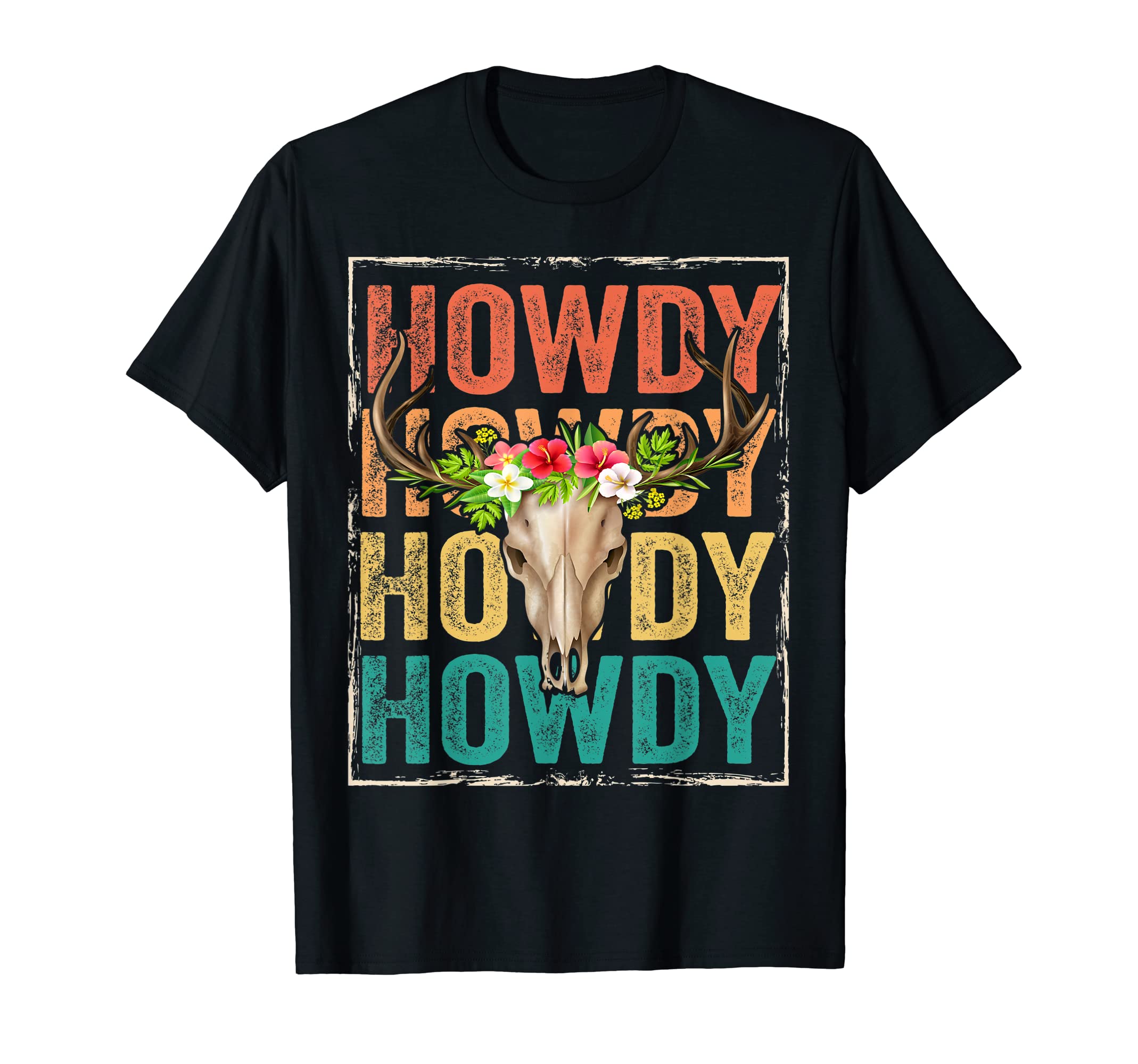 Cowgirl Rodeo Distressed Western T-Shirt - Streetwear Style for Adults - T-Shirt, Sweatshirt, Hoodie