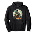 Astronaut Riding Motorcycle Space Hoodie - Custom Art Print Unisex - T-Shirt, Sweatshirt, Hoodie