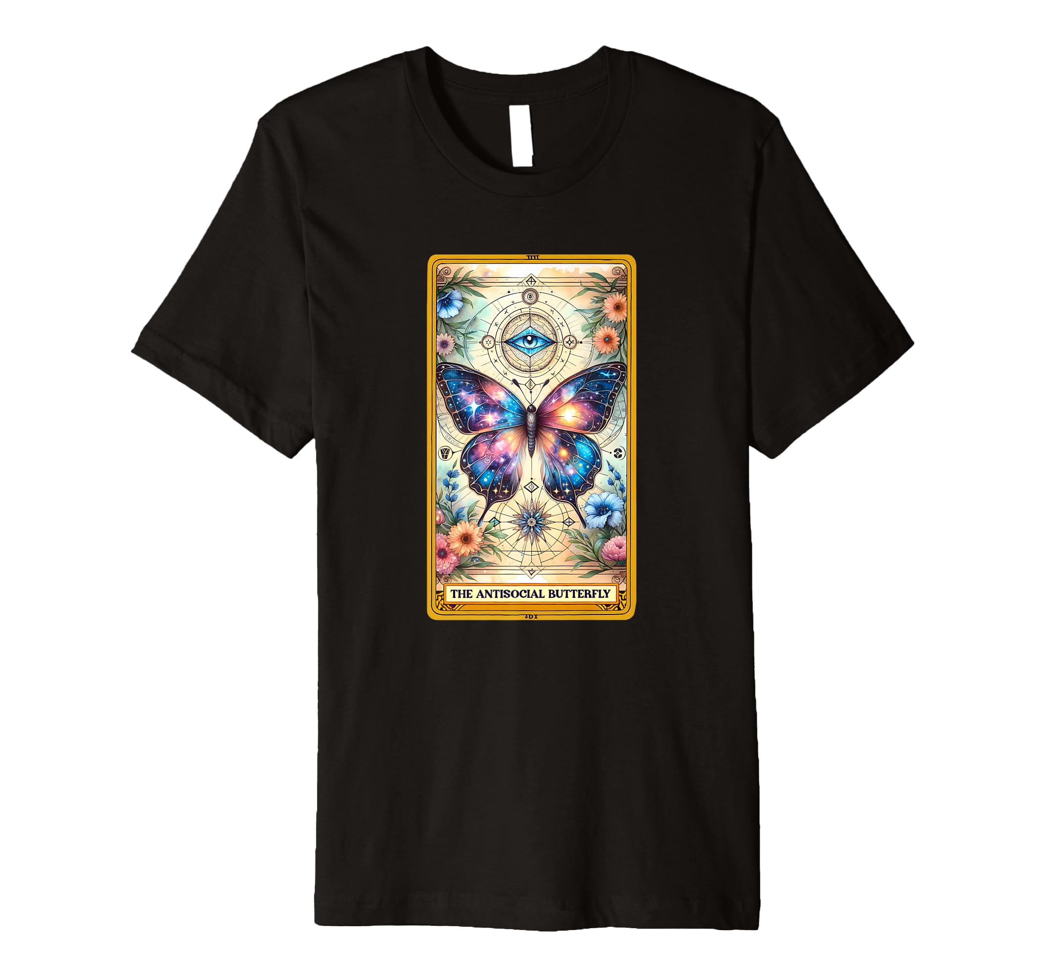Sarcastic Tarot Antisocial Butterfly T-Shirt - Streetwear Style for Adults - T-Shirt, Sweatshirt, Hoodie