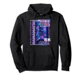 Hamamatsu City 80S Synthwave Hoodie - Casual Everyday Wear Men Women - T-Shirt, Sweatshirt, Hoodie