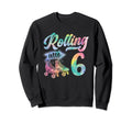 Roller Skates Birthday Gift 6 Year Old T-Shirt - Custom Art Print Unisex - T-Shirt, Sweatshirt, Hoodie