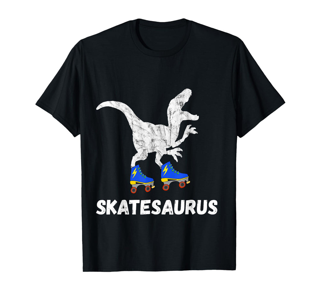 Skate Dinosaurs Roller Skating Rink T-Shirt - Aesthetic Graphic Unisex - T-Shirt, Sweatshirt, Hoodie