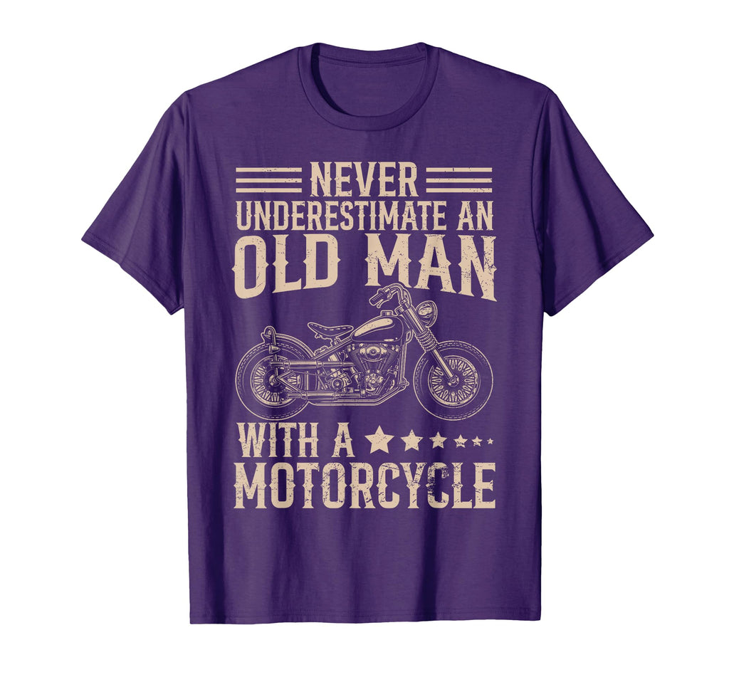 Never Underestimate Old T-Shirt - Casual Everyday Wear Men Women - T-Shirt, Sweatshirt, Hoodie