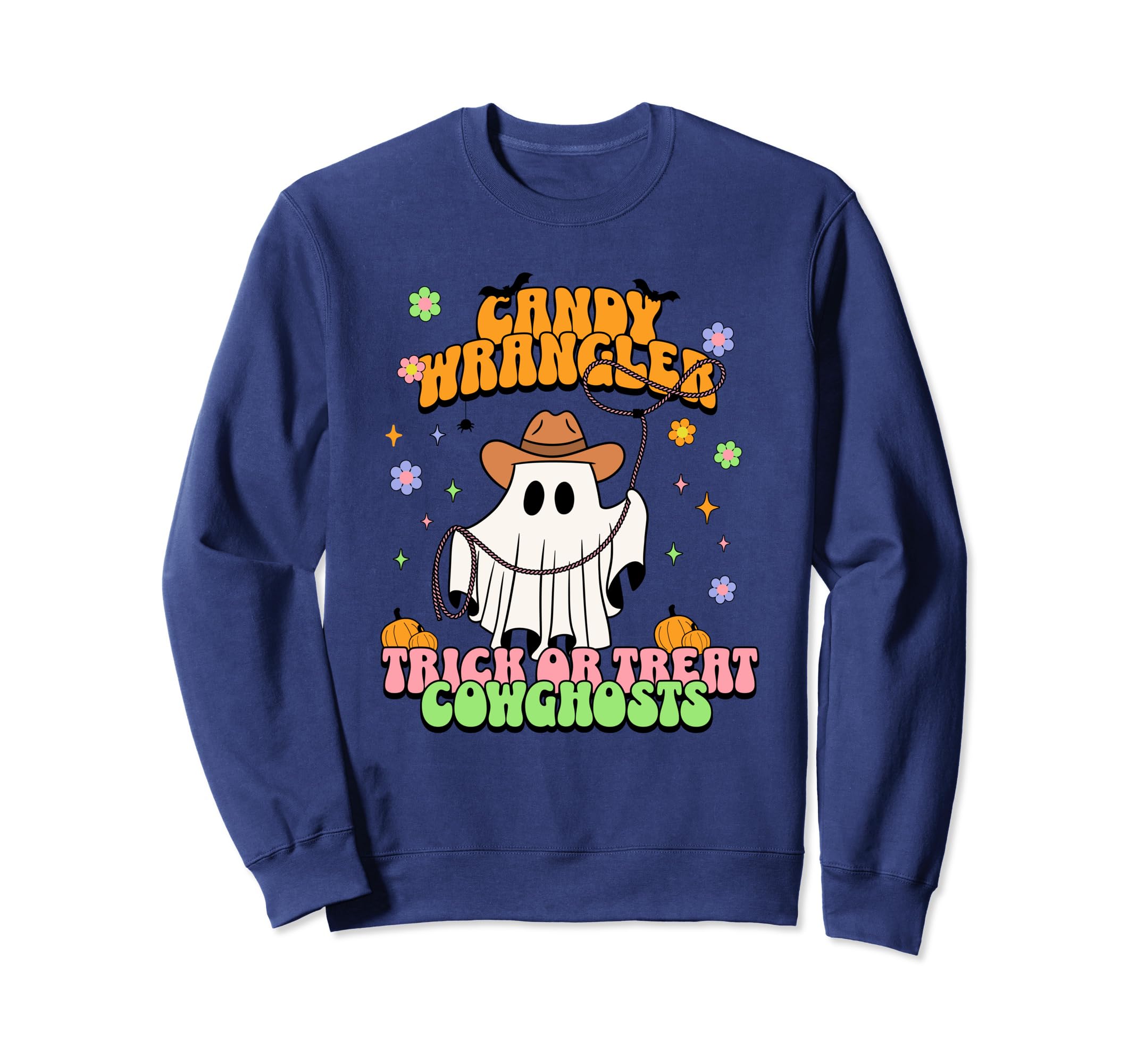 Cowgirl Ghost Western Groovy Sweatshirt - Aesthetic Graphic Unisex - T-Shirt, Sweatshirt, Hoodie