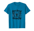 Gothic Aesthetic Butterfly Antisocial T-Shirt - Unique Graphic for Adults - T-Shirt, Sweatshirt, Hoodie