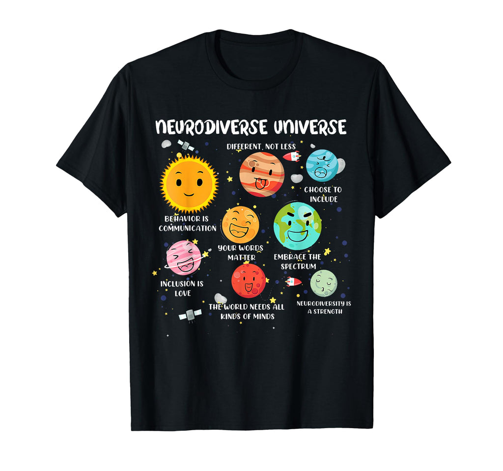 Neurodiverse Universe Special Education T-Shirt - Aesthetic Graphic Unisex - T-Shirt, Sweatshirt, Hoodie