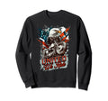 Patriotic Old Biker American Us Sweatshirt - Novelty Apparel for Adults - T-Shirt, Sweatshirt, Hoodie