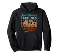 Funny Brother Age Typography Hoodie - Graphic Print Men Women - T-Shirt, Sweatshirt, Hoodie