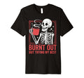 Burnt Out But Trying My Best T-Shirt - Minimalist Print Unisex - T-Shirt, Sweatshirt, Hoodie